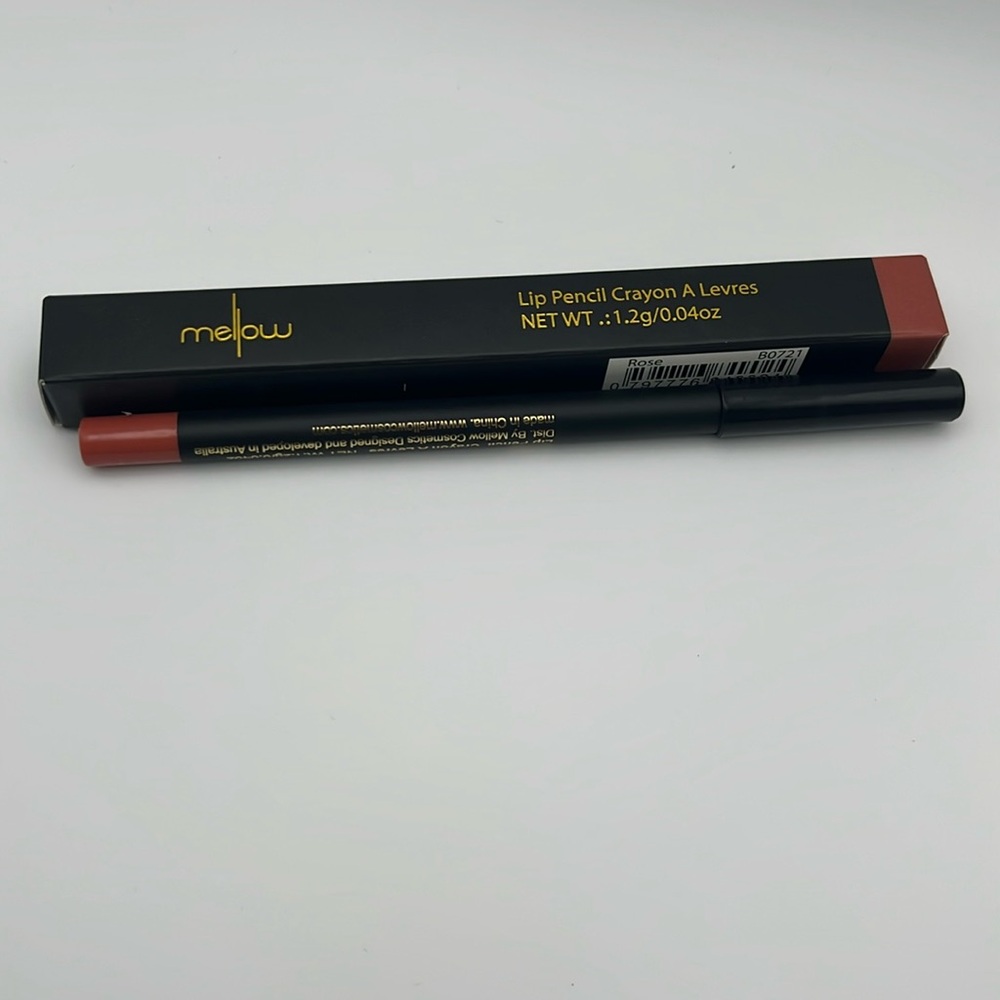 3/$15 Mellow Cosmetics Gel Lip Pencil in Rose - Full Size